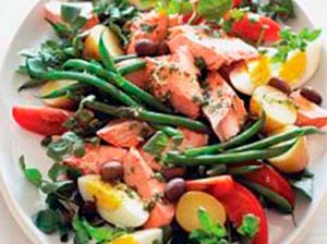 Exotic Nicoise Salad with Blueberries