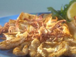 Oregano Lemon Grilled Calamari