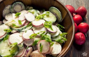 Radish and Cucumber Salad